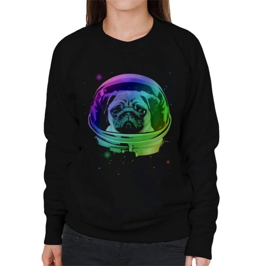 Space Pug Women’s Sweatshirt
