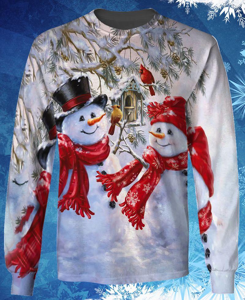 Snowman Exclusive 3D Shirt For Christmas Holiday 3D Sweatshirt