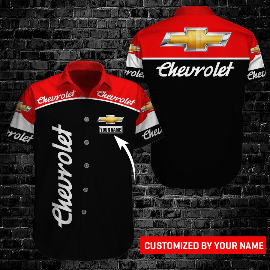 Chevrolet Custom Name Button Shirt LLH170720SAL496