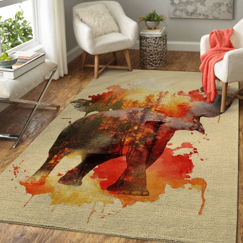 save forest save animal – Painting Area Rug Carpet