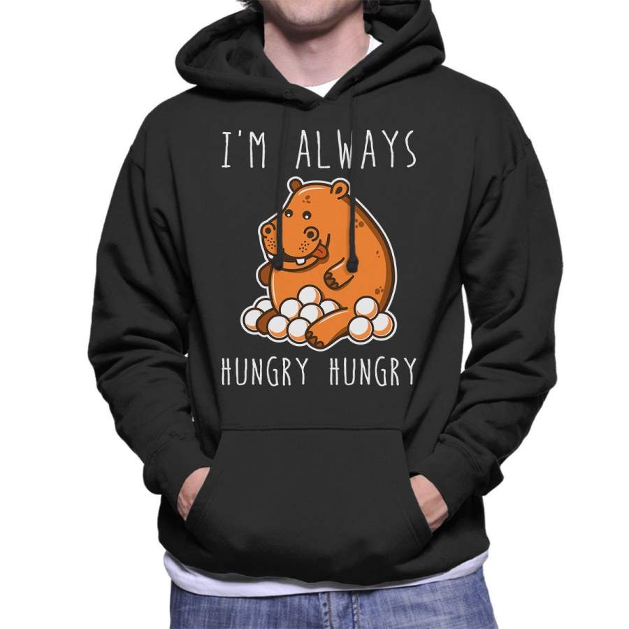 Hungry Hungry Hippos Men’s Hooded Sweatshirt