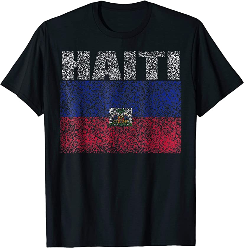 Vintage Haiti Retro TShirt Tee Shirt T-Shirt