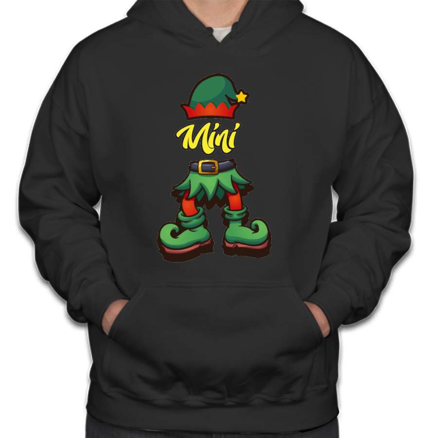 Mini Elf Christmas Design | Xmas Santa Helper Hoodie