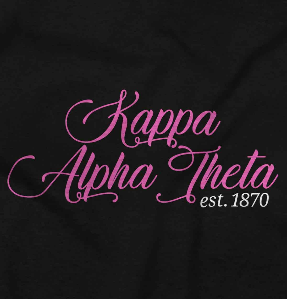 Kappa Alpha Theta Lady Junior Fit V-Neck T Shirt