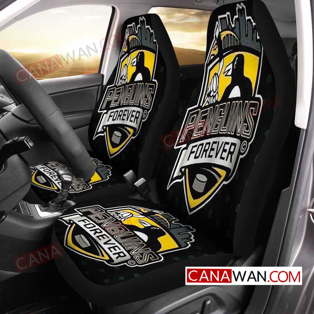 Pittsburgh Penguins Style105 3D Customized Personalized Car Seat Cover