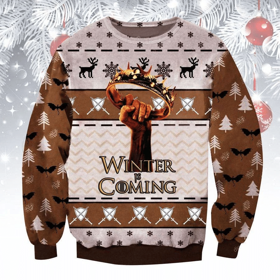 Winter Is Coming Christmas Ugly Christmas Sweater