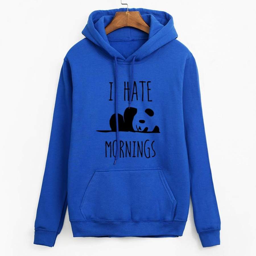 Pandas hates mornings Hoodie