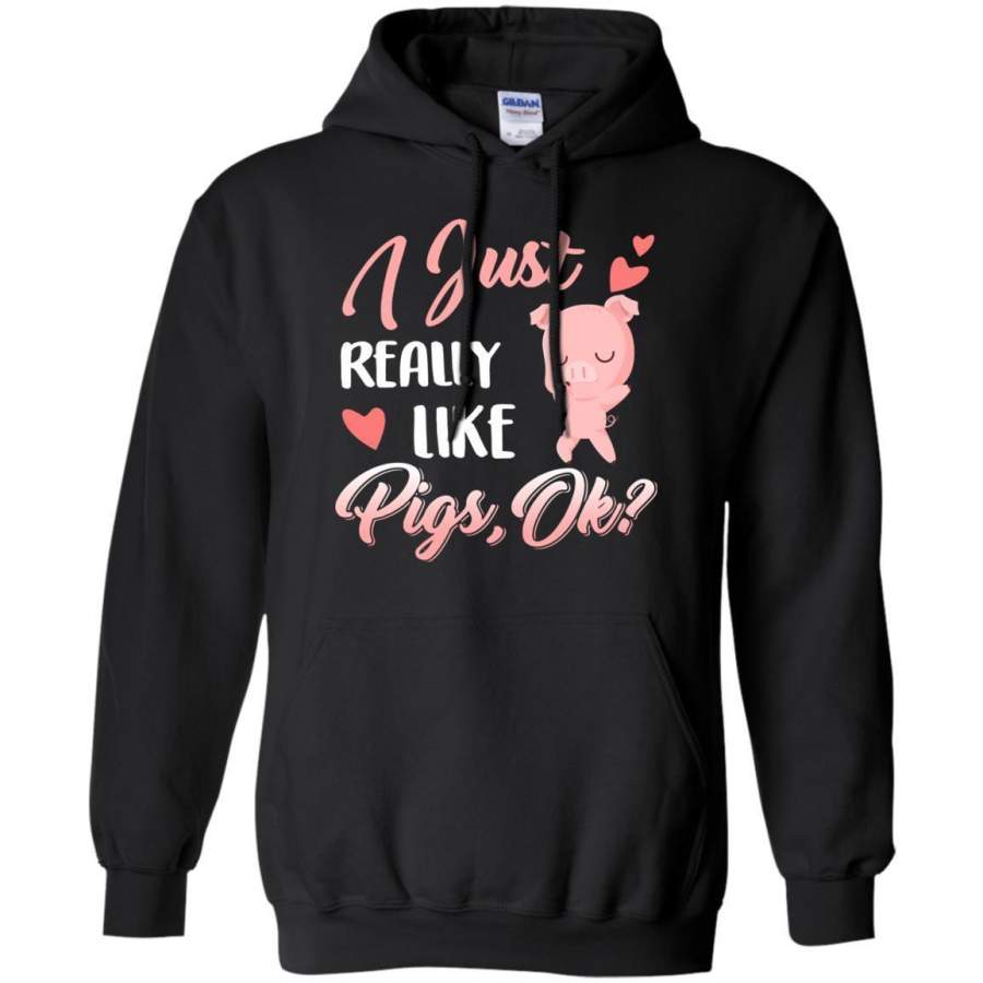 I Just Really Like Pigs Ok – Dabbing Pig Hoodie/Sweatshirt – TeeEver