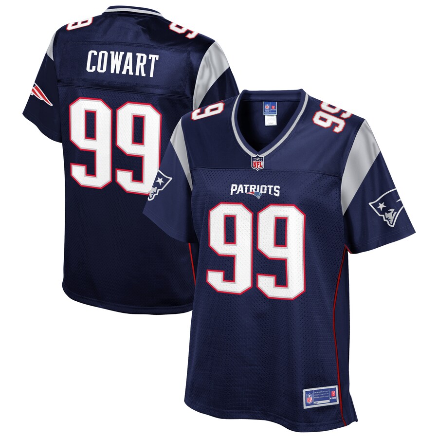 Byron Cowart New England Patriots NFL Pro Line Womens Player Jersey – Navy