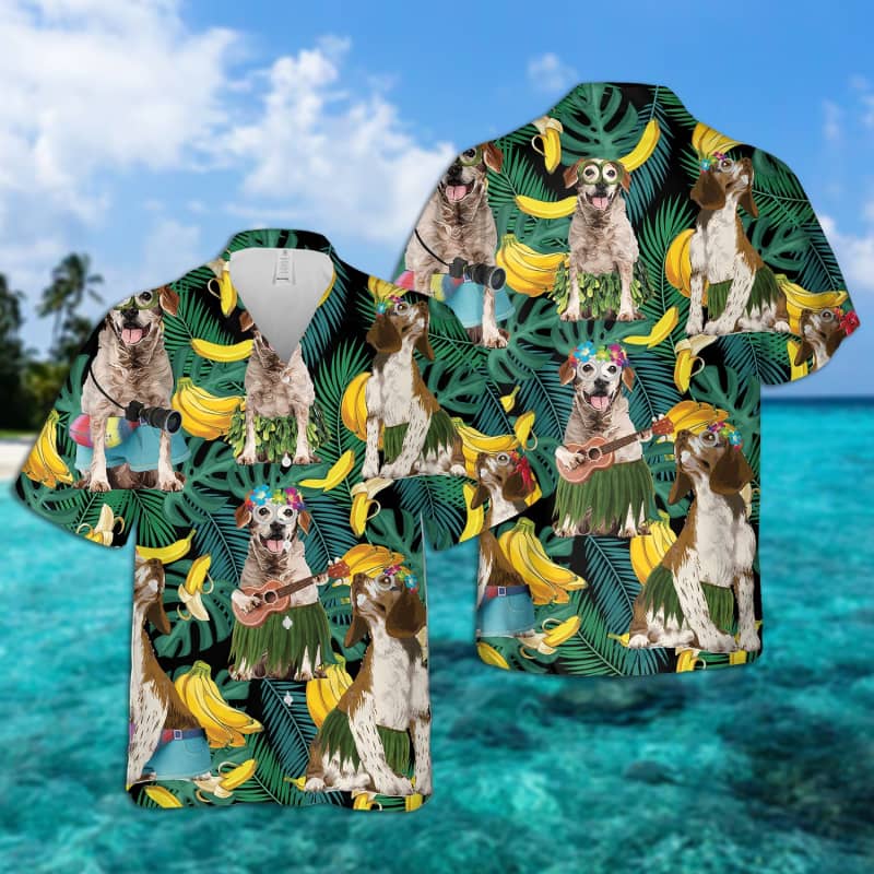 Brittany Summer Leaves Banana Hawaiian Shirt