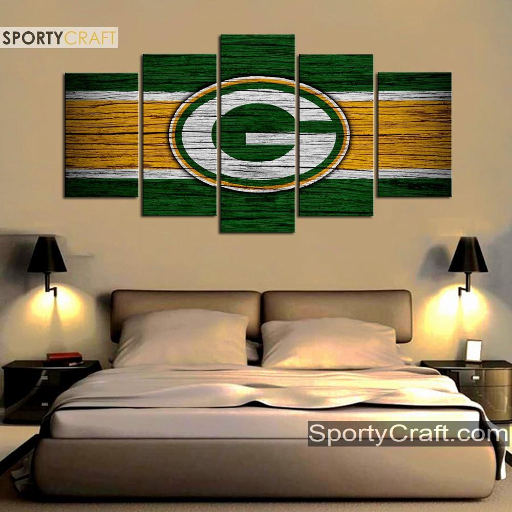 Green Bay Packers Wooden Canvas