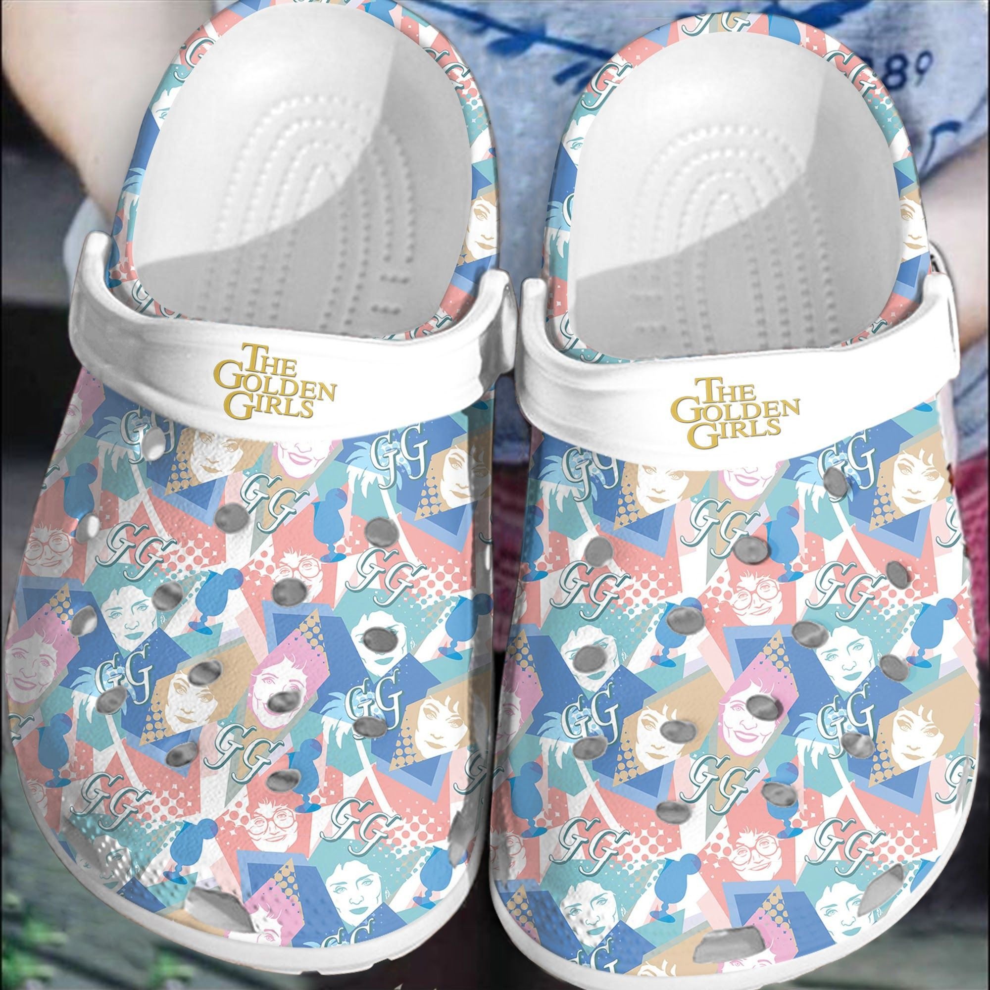 The Golden Girls Gift For Fan Classic Water Rubber Clogs Clogband Clogs, Comfy Footwear