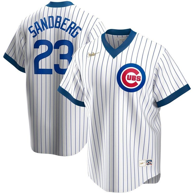 Chicago Cubs Ryne Sandberg #23 2020 MLB White Jersey