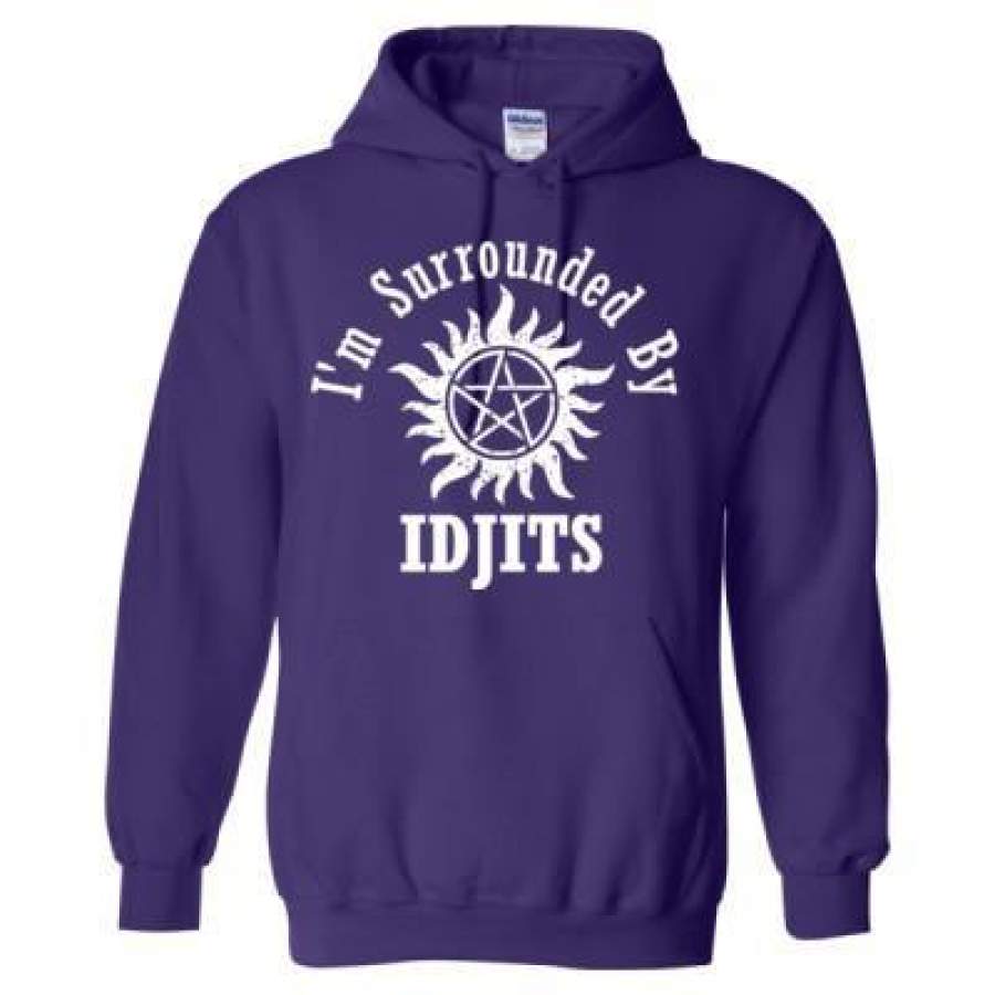 AGR Im Surrounded By Idjits – Heavy Blend™ Hooded Sweatshirt