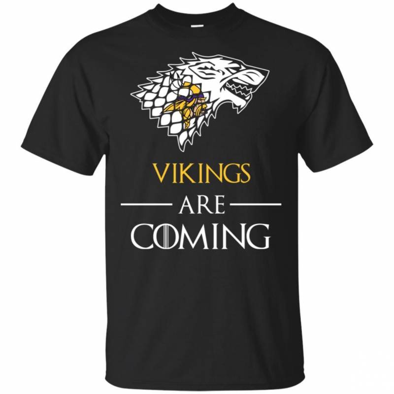 Minnesota Vikings stark house are coming funny Game of Thrones shirt t shirt