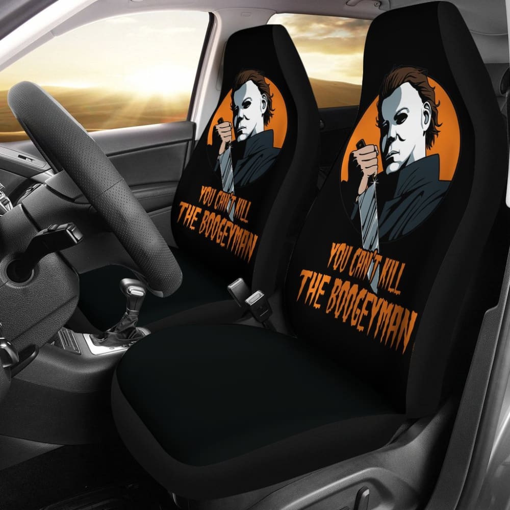 You Can’T Kill The Boogeyman Michael Myers Halloween Art Design Car Seat Covers 210101