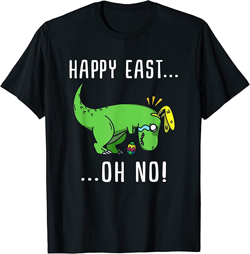 T-Rex Dinosaur | Easter Egg Dino Bunny Gift | Mens & Womens T-Shirt