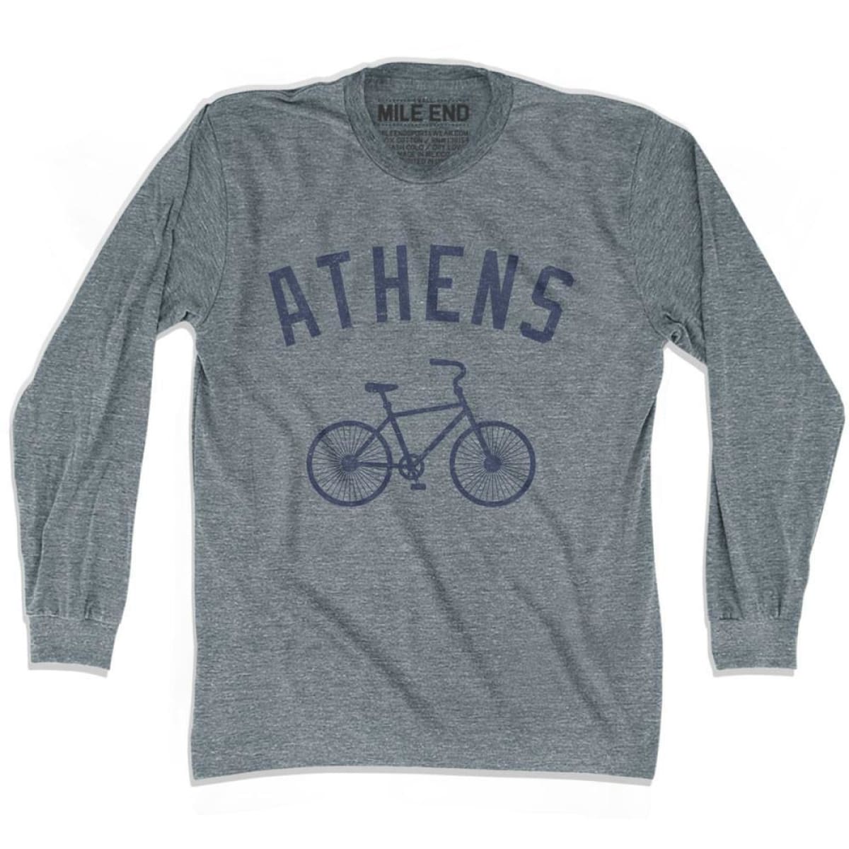 Athens Vintage Bike T-shirt Long Sleeve