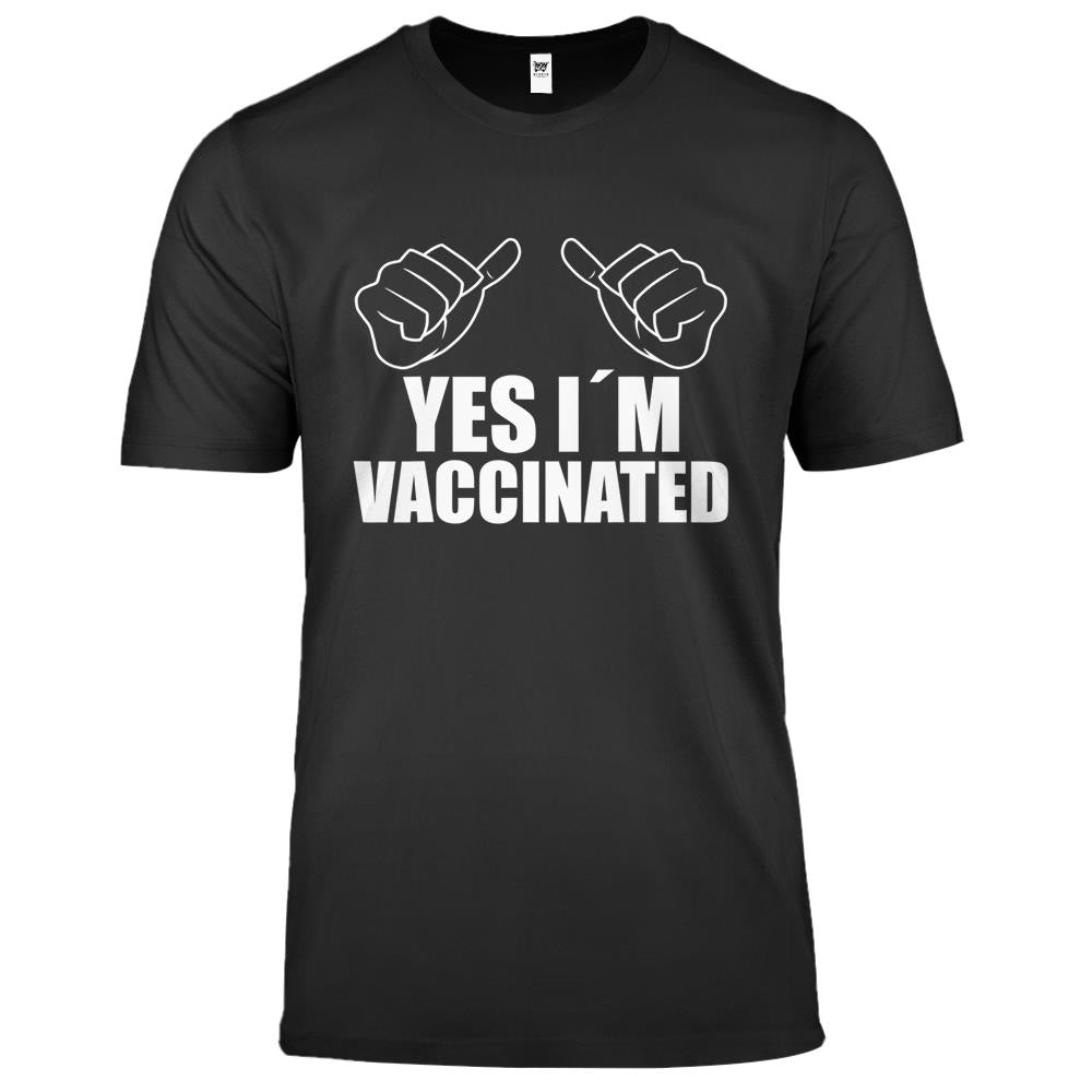 Yes Iam Vaccinated Vaccine 2021 Gift Vaccination Premium T Shirts