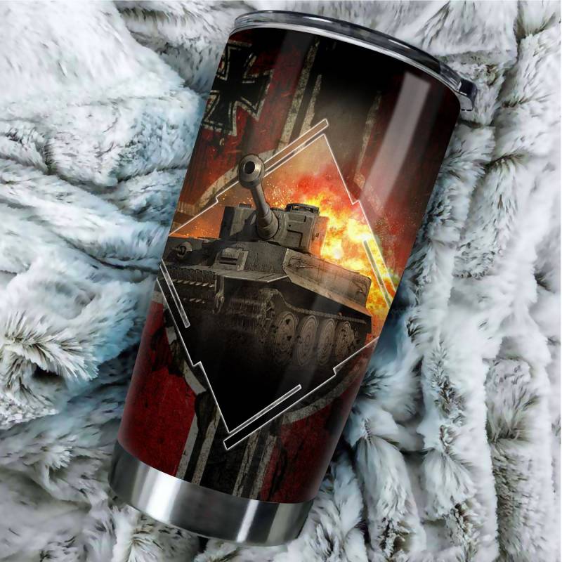 Artsyhomes [Tumbler] Tiger Tank Stainless Steel-124