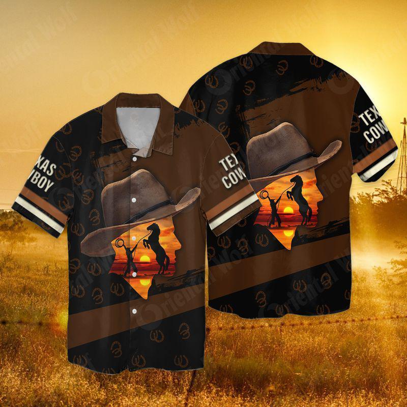 Texas Cowboy Hawaii Shirt For Men Women Ha47809