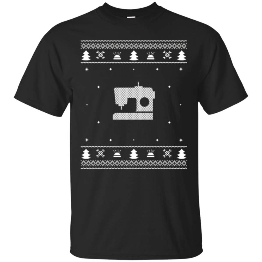 Ugly Christmas Sweater Sewer Sewing Quilting T Shirt Gift