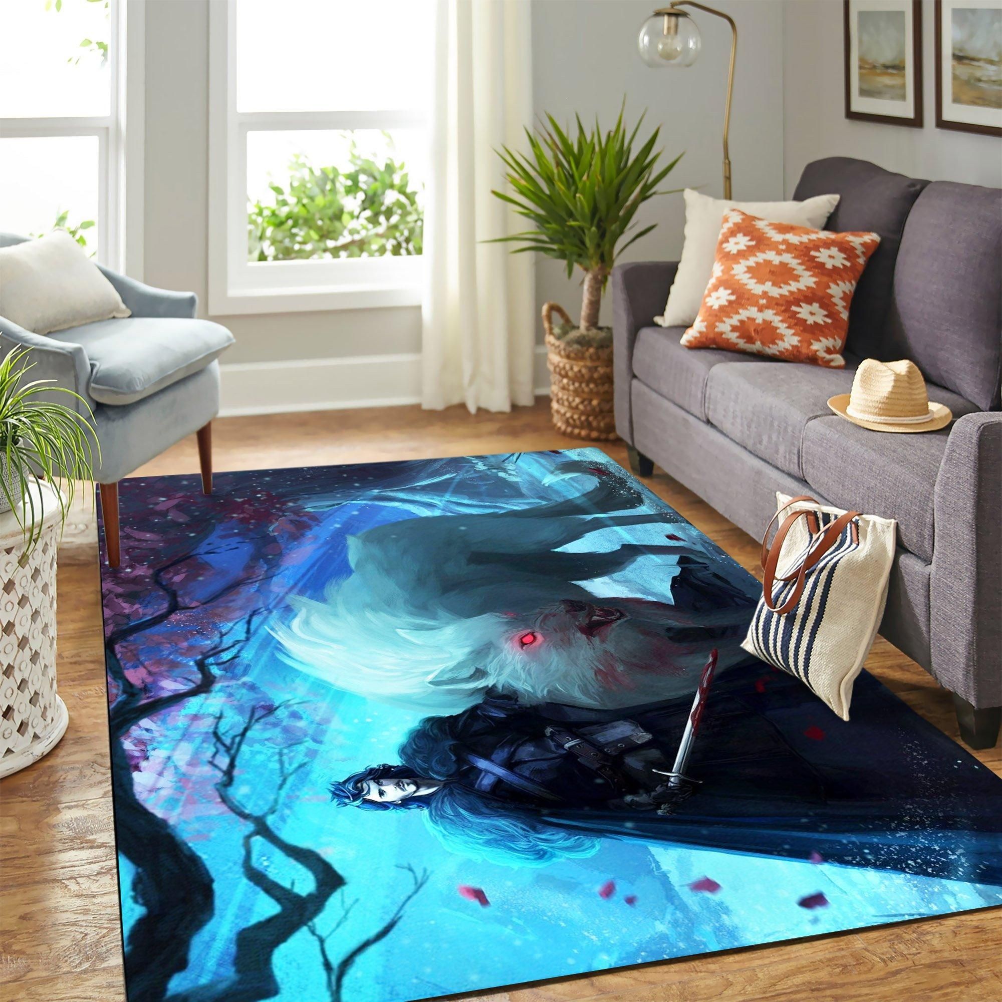 John Snow Area Rug Geeky Carpet – home decor – Bedroom Living Room decor