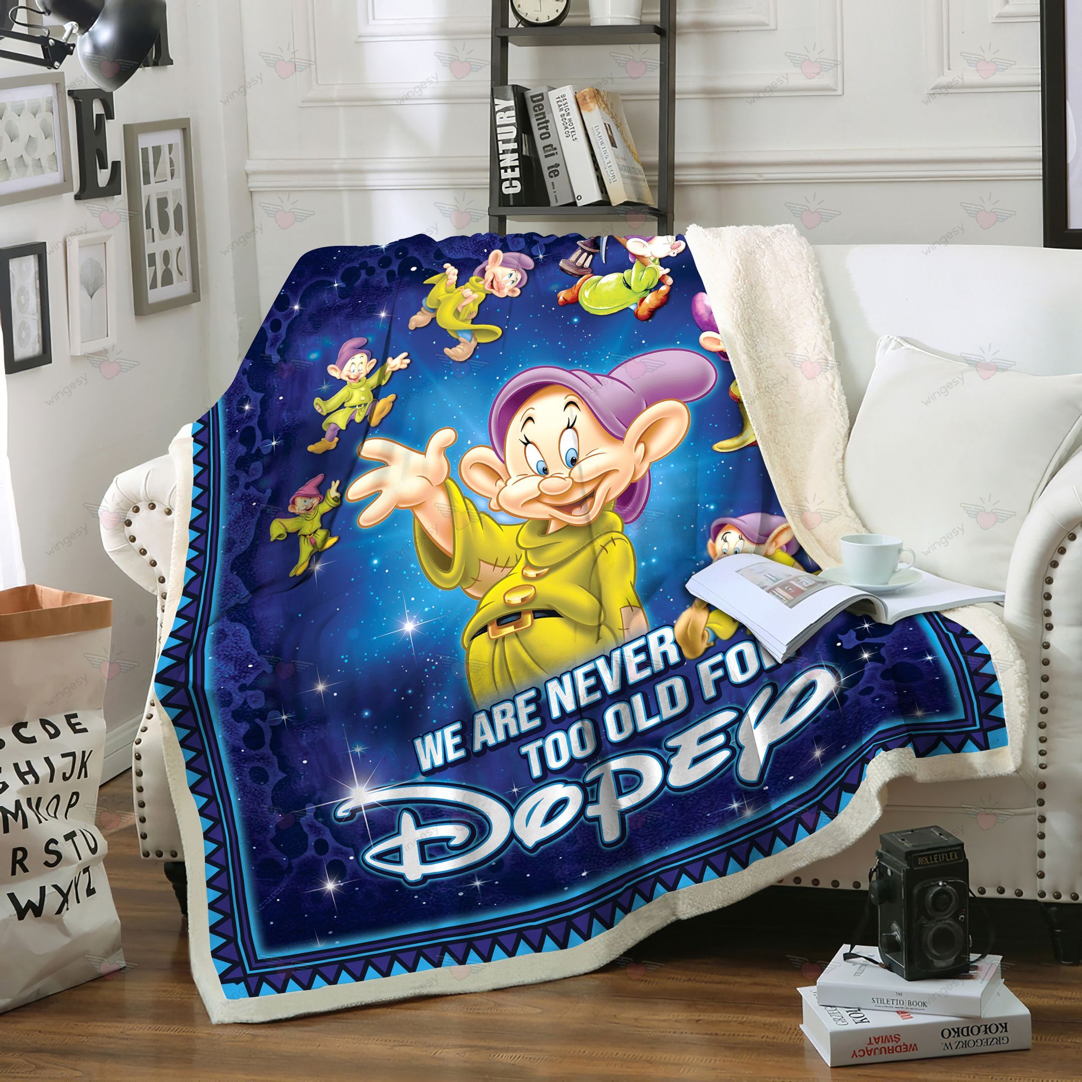 Cartoon Cartoon Never Dopey Blanket Quilt-QT009034Qa