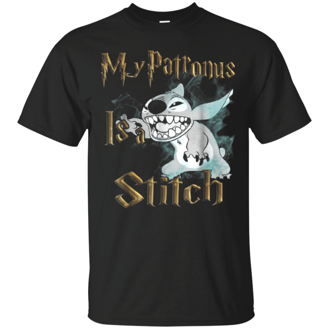 My patronus is a Stitch Funny T shirt Cotton Shirt