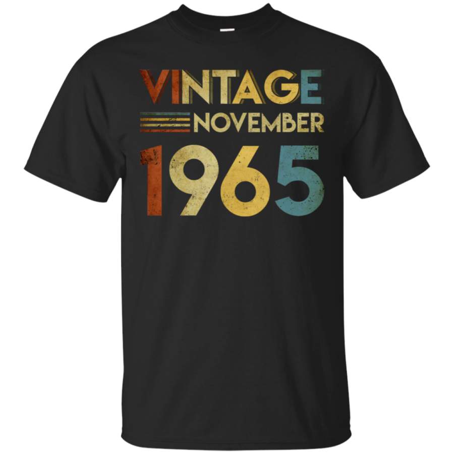 AGR 1965 November Vintage 53rd Birthday T-Shirt