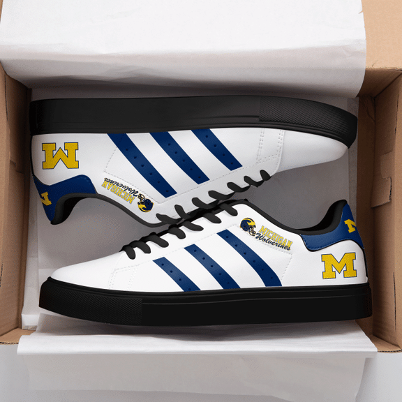 Michigan Wolverines Big10 Champion Low Top Shoes V2