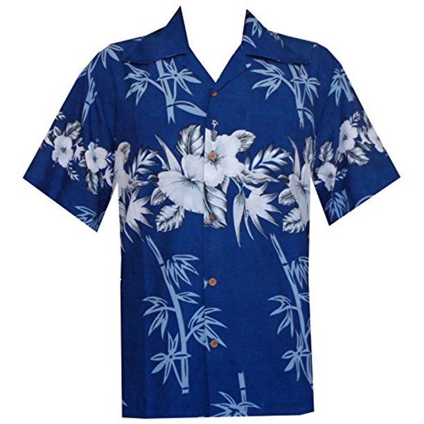 Bamboo Tree Blue Nice Design Hawaii Shirt Ha105801