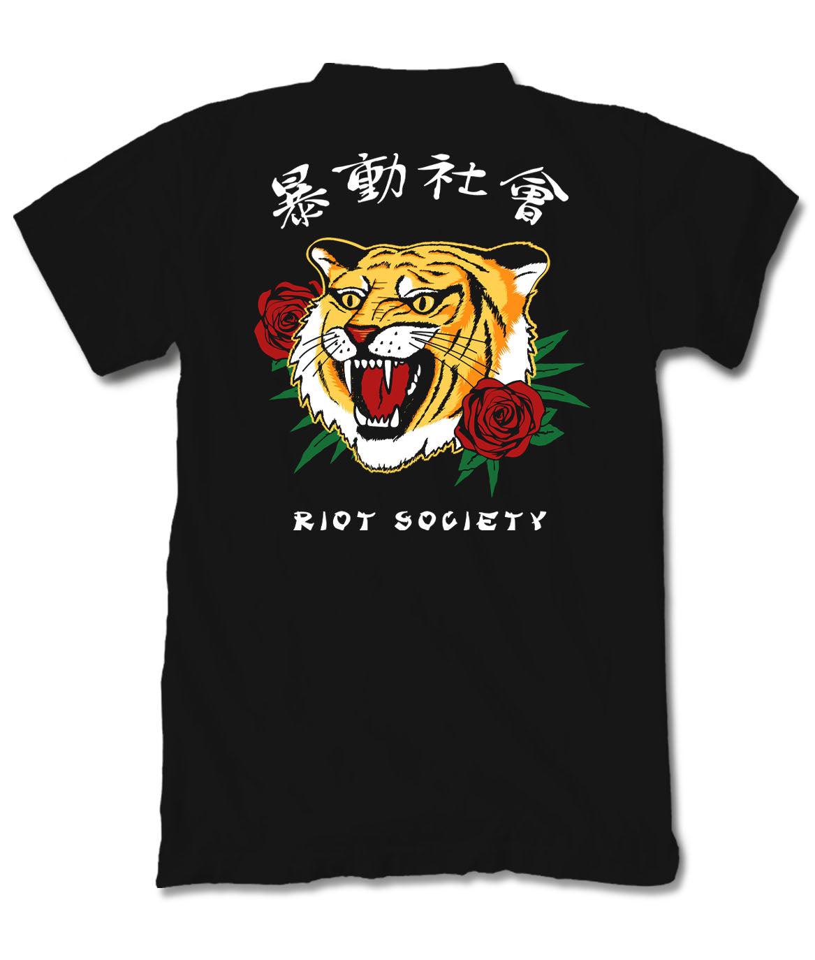 Tiger Rose Mens T-Shirt