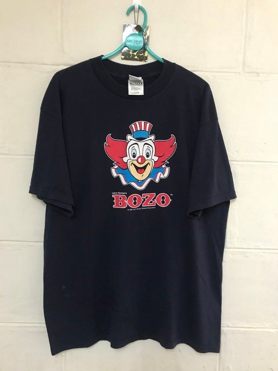 Vintage 1999 Larry Harmon S Bozo The Clown Promo Shirt