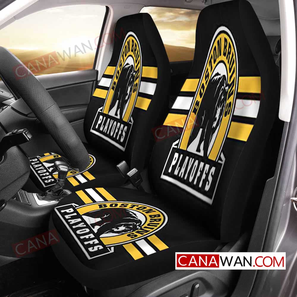 Boston Bruins Style182 3D Customized Personalized Car Seat Cover