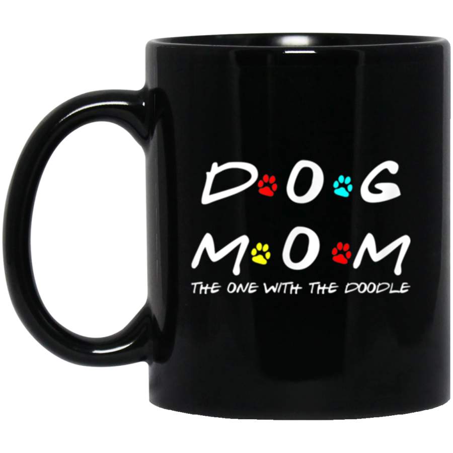 Dog Mom Doodle Funny New Puppy Lover Poodle Rescue Gift Mug