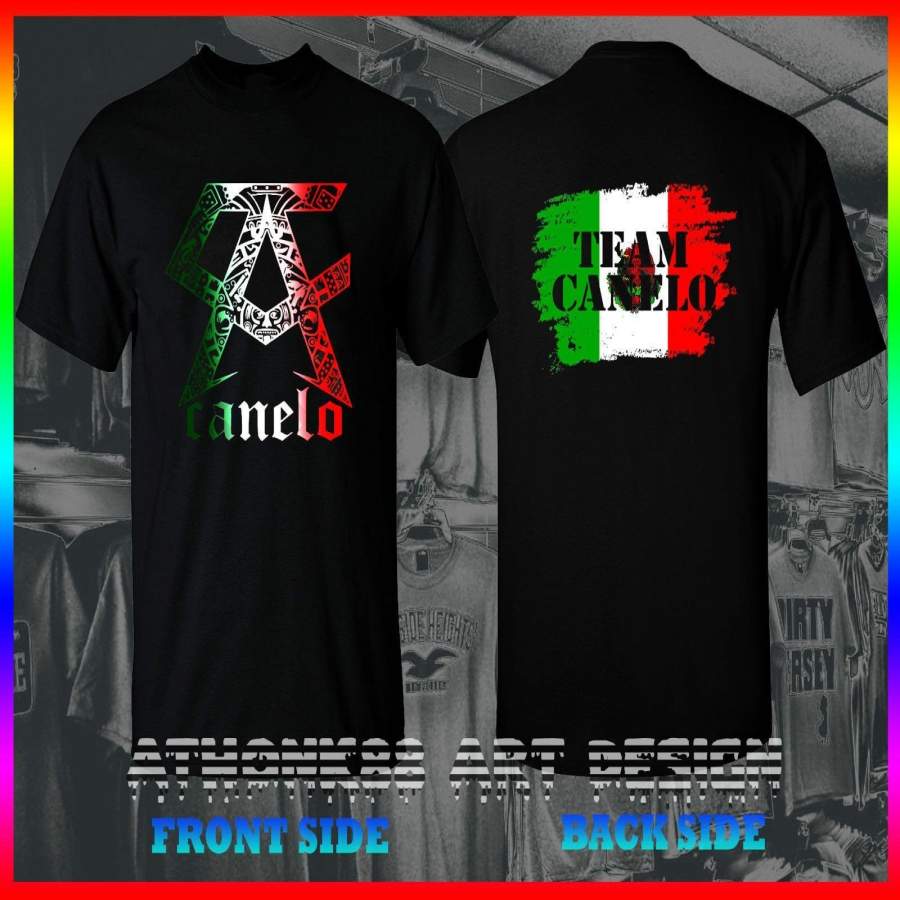 Saul Alvarez Team Canelo Sportstyle Black T-shirt Hight Quality T-Shirt