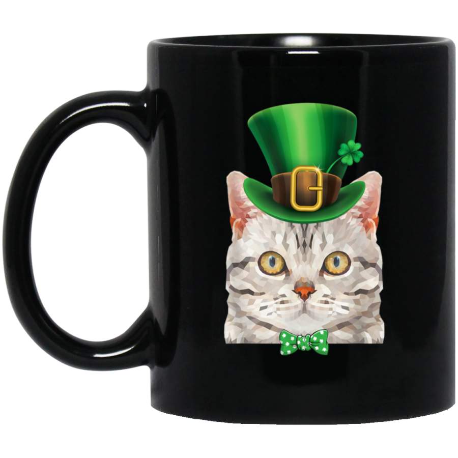 Cat Leprechaun Mug St Patricks Day Kitty Kitten Gifts