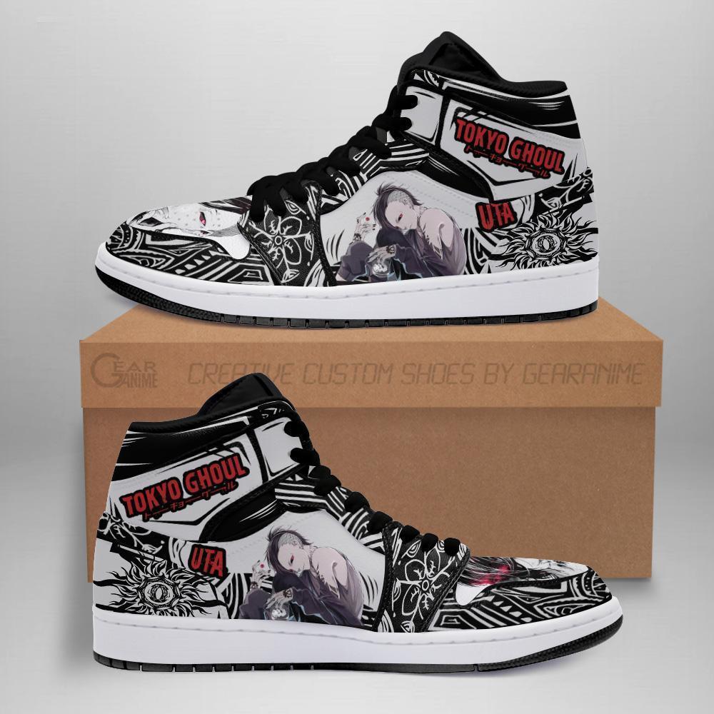 Tokyo Ghoul Uta Sneakers Custom Tokyo Ghoul Anime Shoes MN05