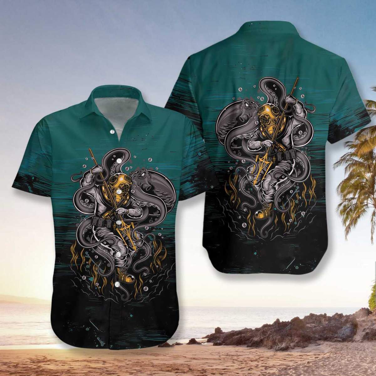 Underwater Scuba Diving Hawaii Shirt For Men Women Adult Ha16645