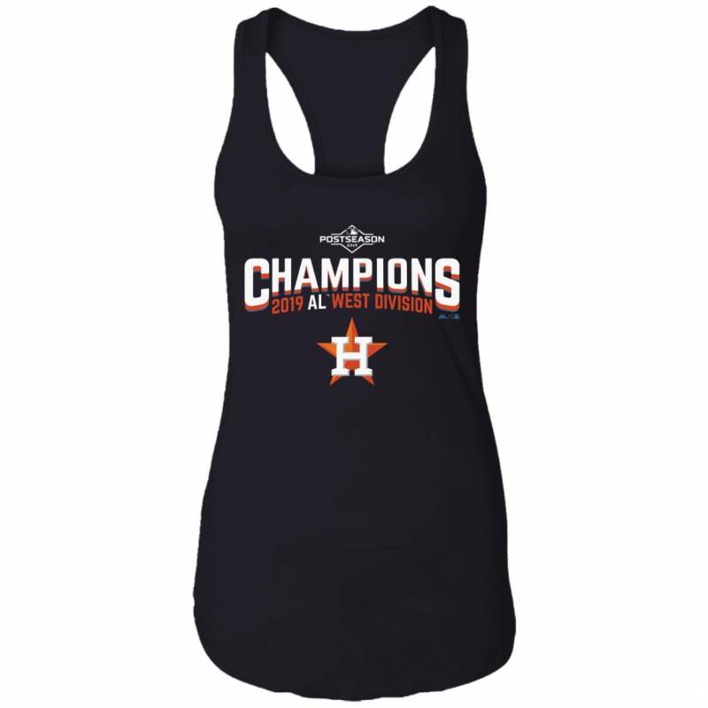 Houston Astros Champions 2019 Al West Division Postseason Ladies Tank