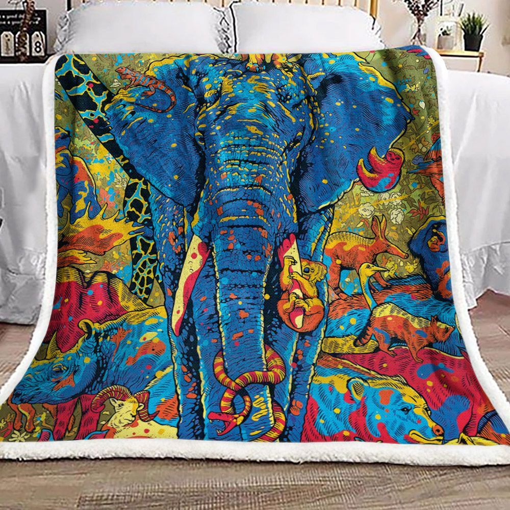 Animal Np0511006F Sherpa Fleece Blanket