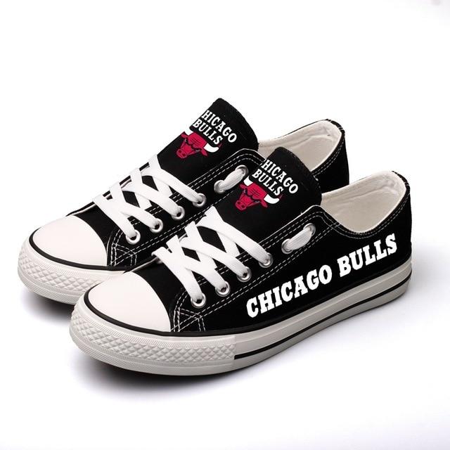 Cheap Custom Chicago Bulls Shoes Limited Letter Glow In The Dark Shoes Laces