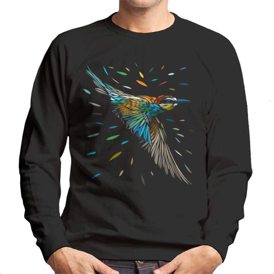 Tribal Colibri Hummingbird Men’s Sweatshirt