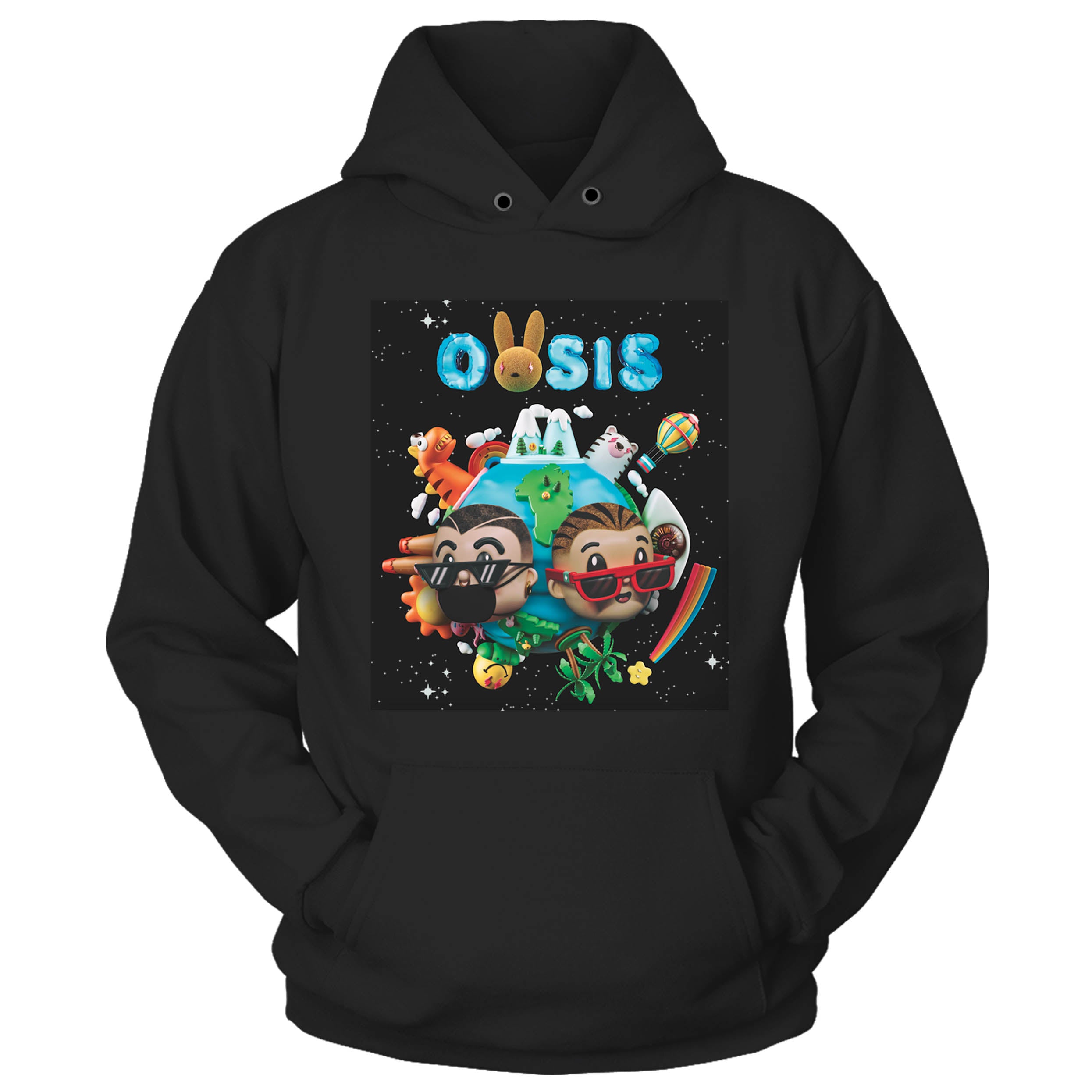 Bad Bunny And J Balvin Oasis Unisex Hoodie