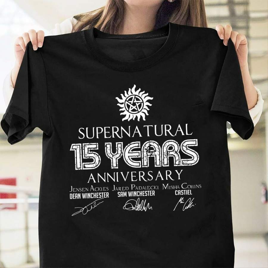 supernatural signed shirt