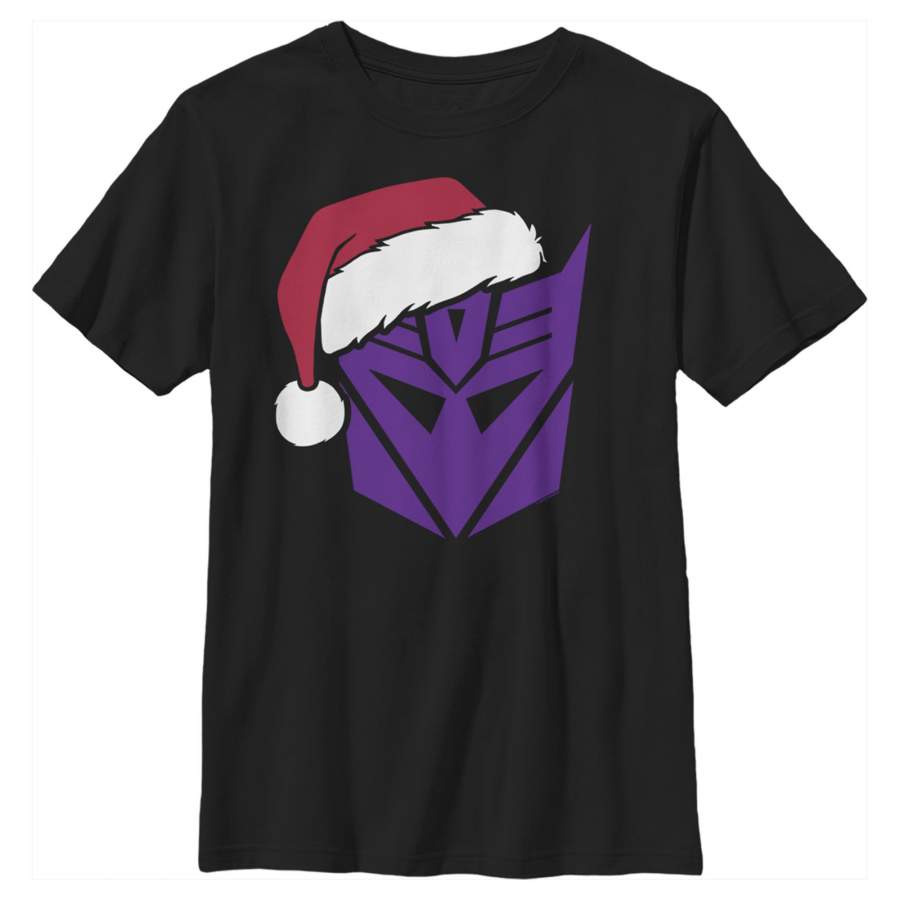 Transformers Boy’s Decepticon Santa  T-Shirt