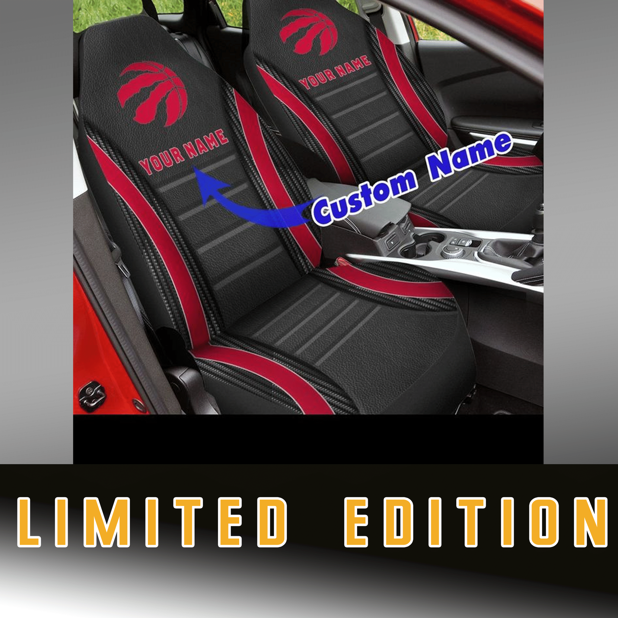 Toronto Raptors Custom Car Seat Covers (Set Of 2) -Ver All