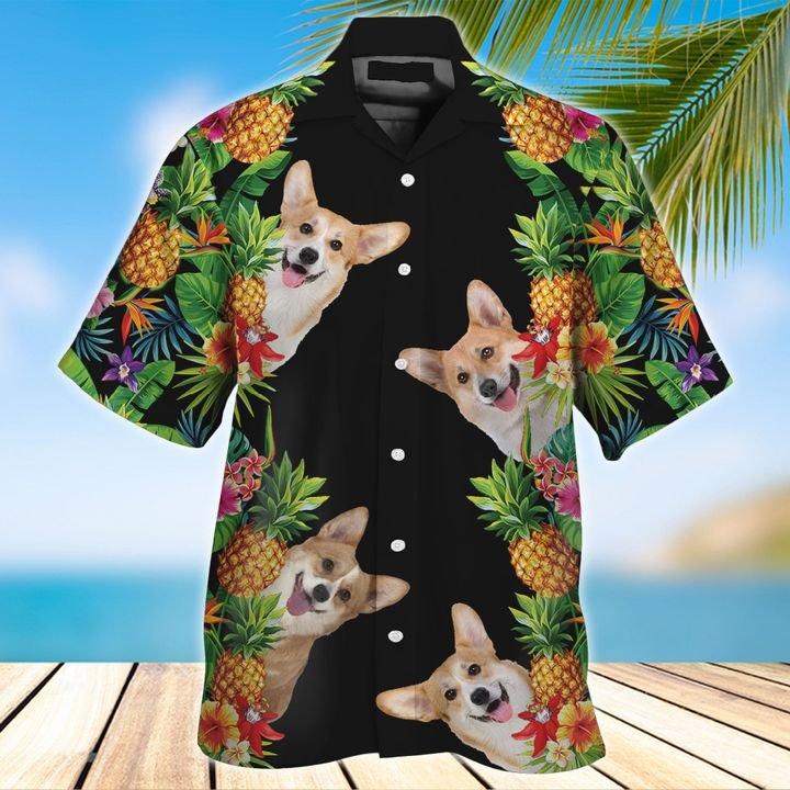 Corgi Pineapple Hawaii Shirt Ha74559