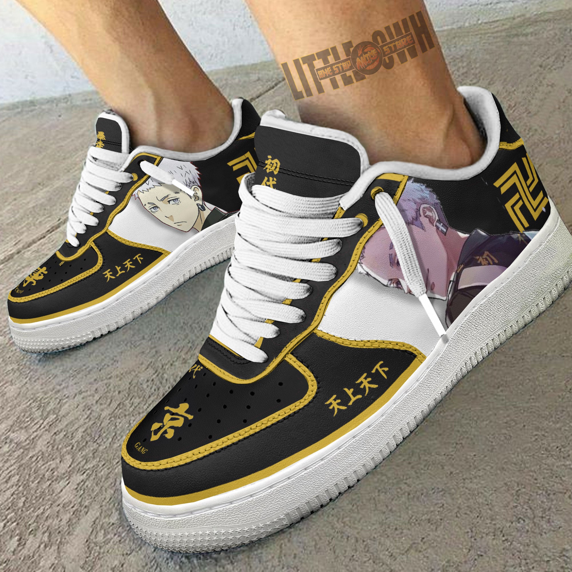 Takashi Mitsuya Af Sneakers Custom Tokyo Revengers Anime Shoes